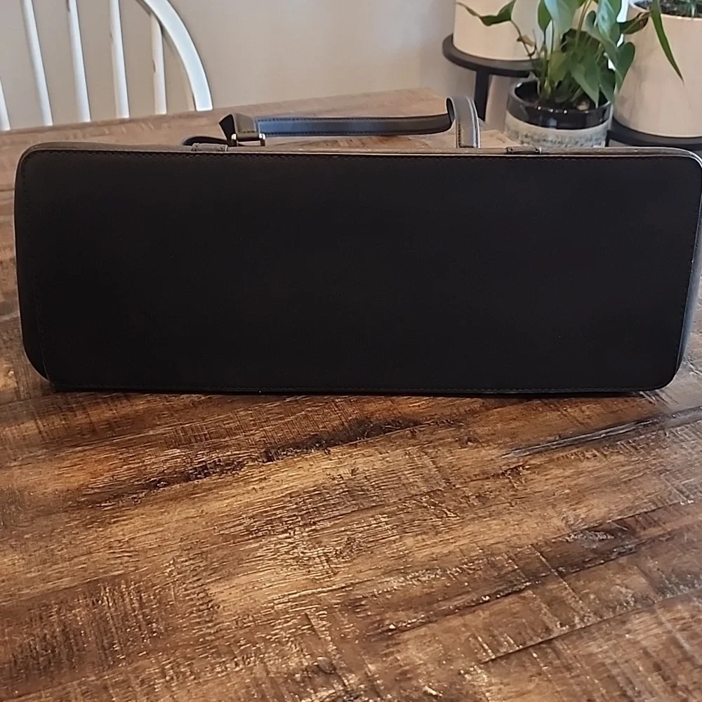 Michael Kors Black Saffiano leather Laptop Tote